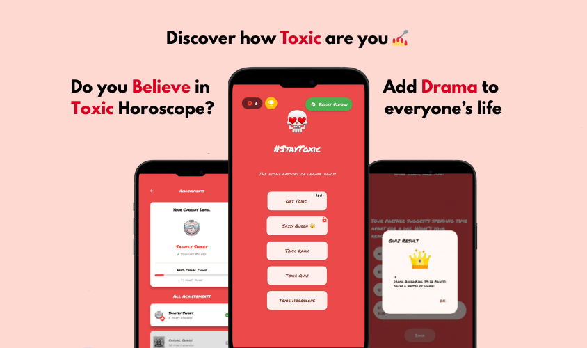 Stay Toxic Flutter entertainment app